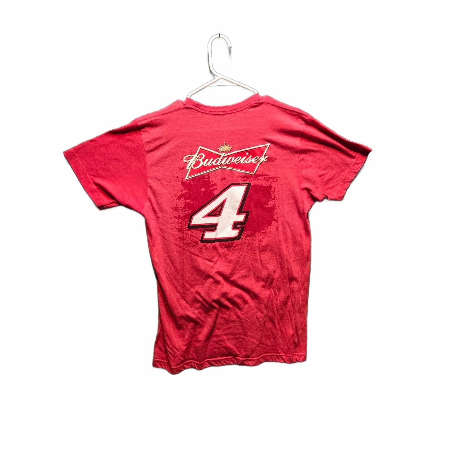 NASCAR Kevin Harvick #4 T-Shirt Red Stewart-Haas Racing Graphic Tee Size Large