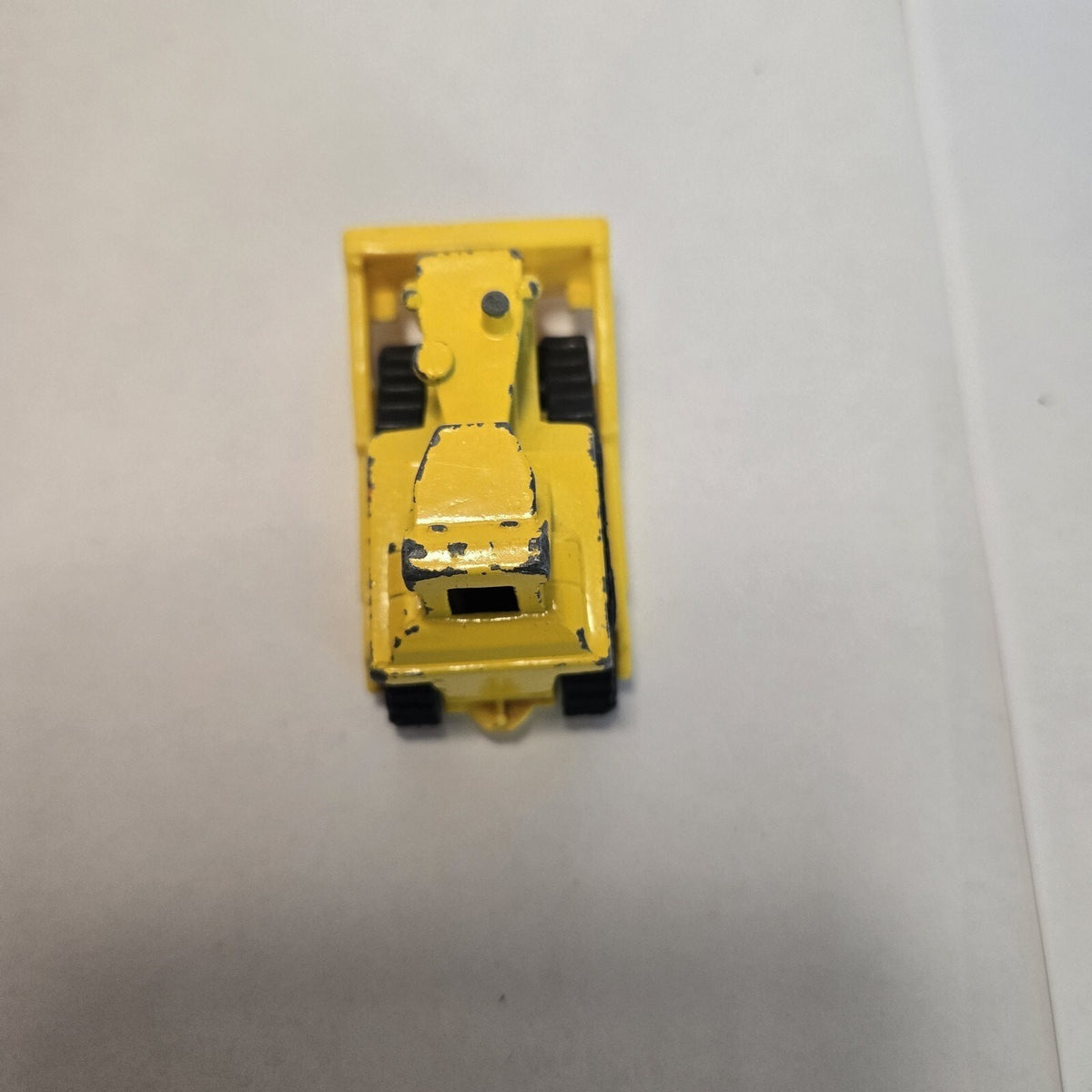 Vintage 1991 Mattel Hot Wheels Bulldozer Yellow Diecast Made In Malaysia