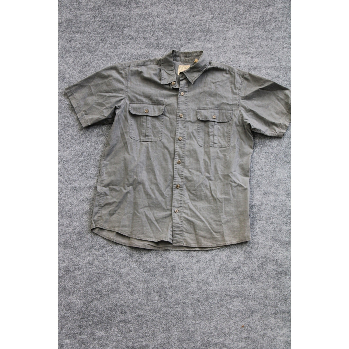 Olive Green  Red Head Size Large