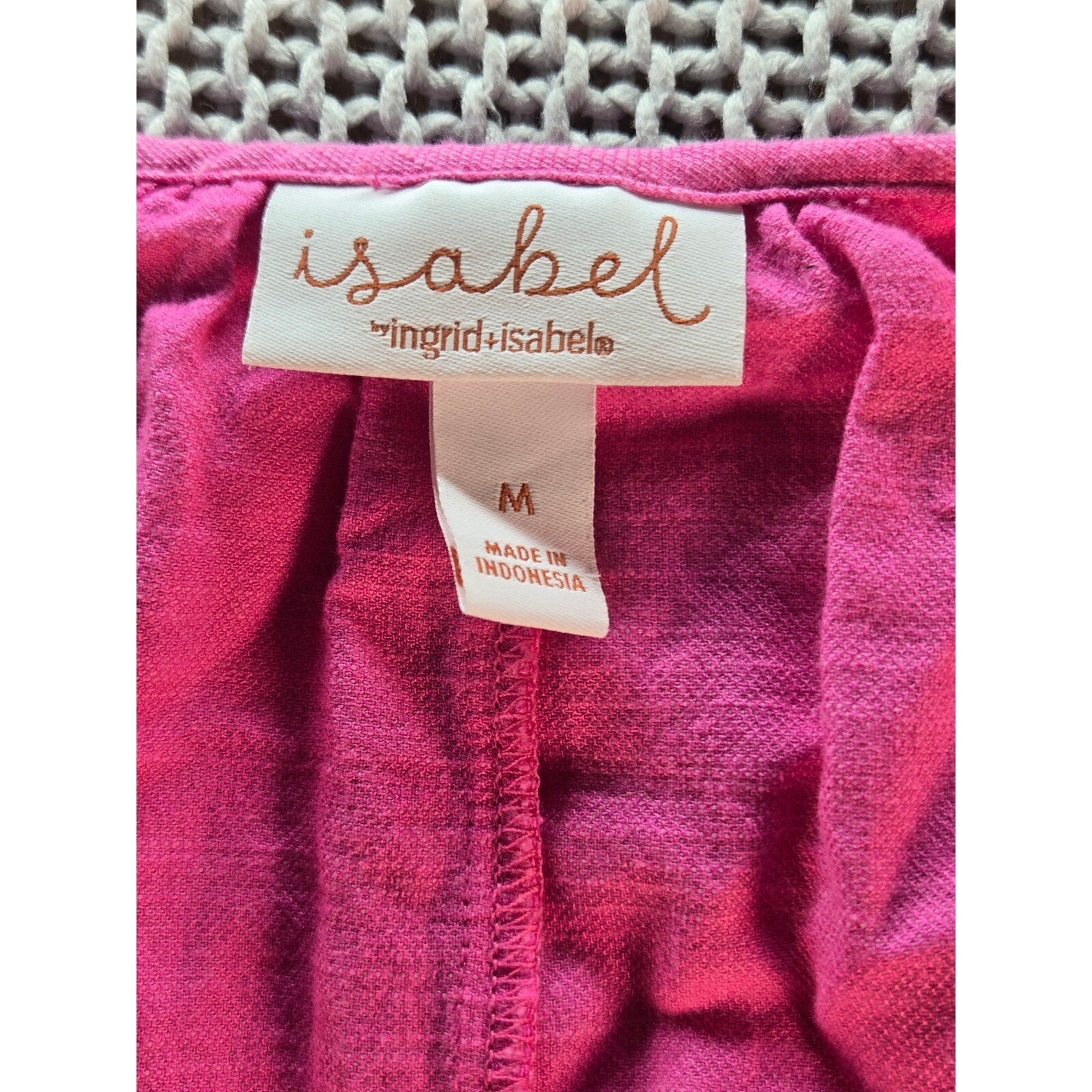 Isabel By Ingrid And Isabel Pink Dress Size M, Very Good Condition, 33" Length