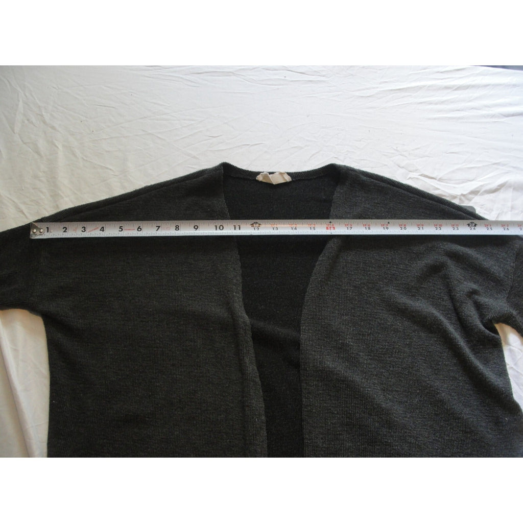 Dress up love people love clothes gray cardigan sweater size small