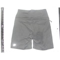 Black athletic shorts with a drawstring waistband and a relaxed fit. size small