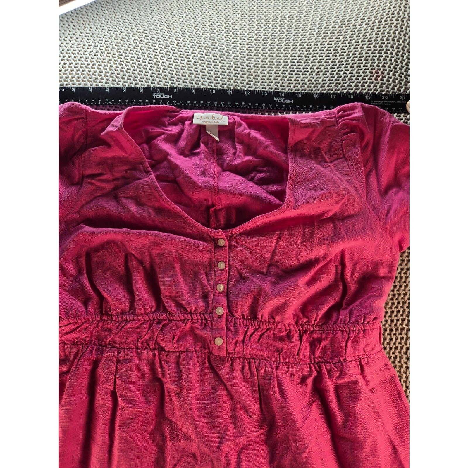 Isabel By Ingrid And Isabel Pink Dress Size M, Very Good Condition, 33" Length
