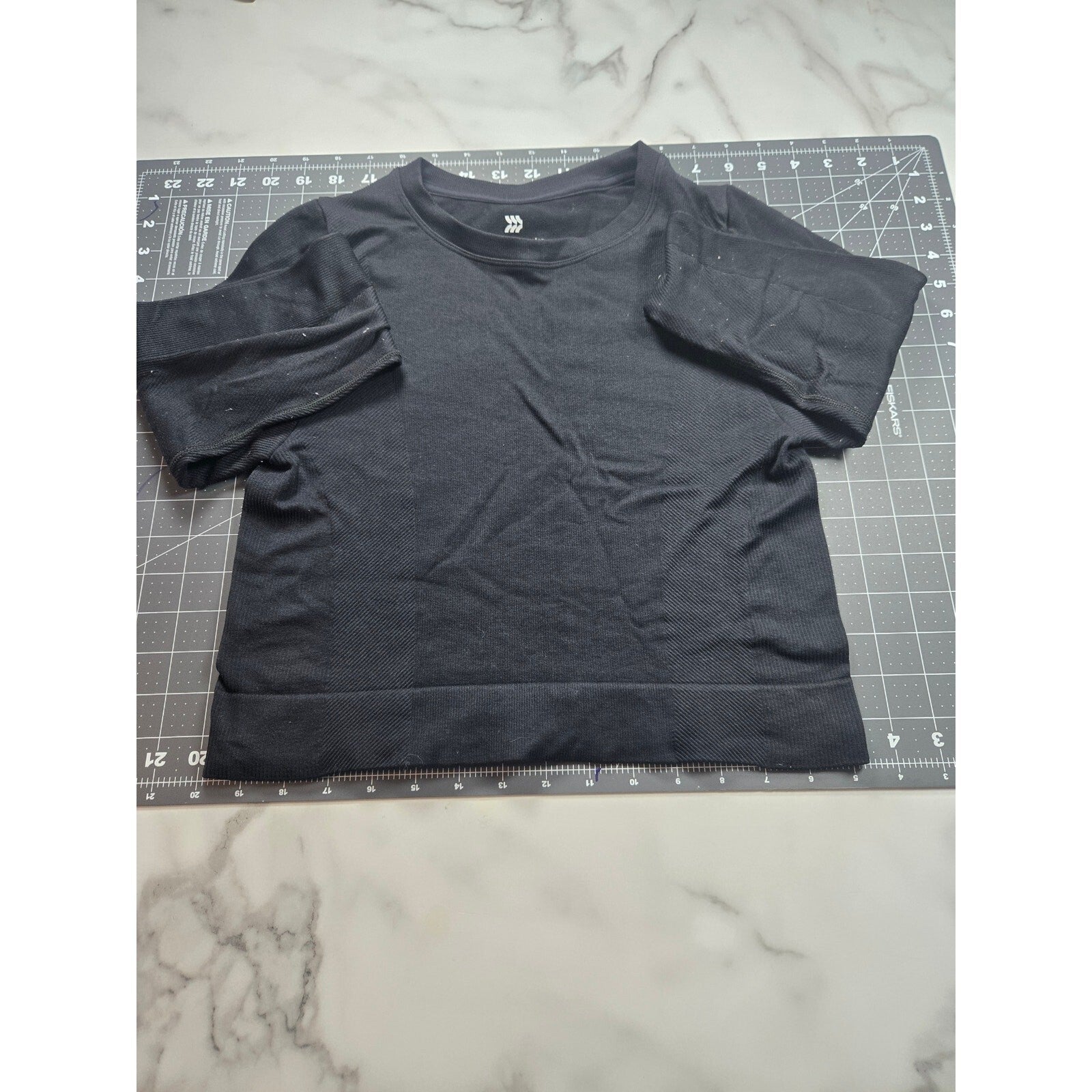 All In Motion Black Half-Sleeve Active Top, Size M, Very Good Condition
