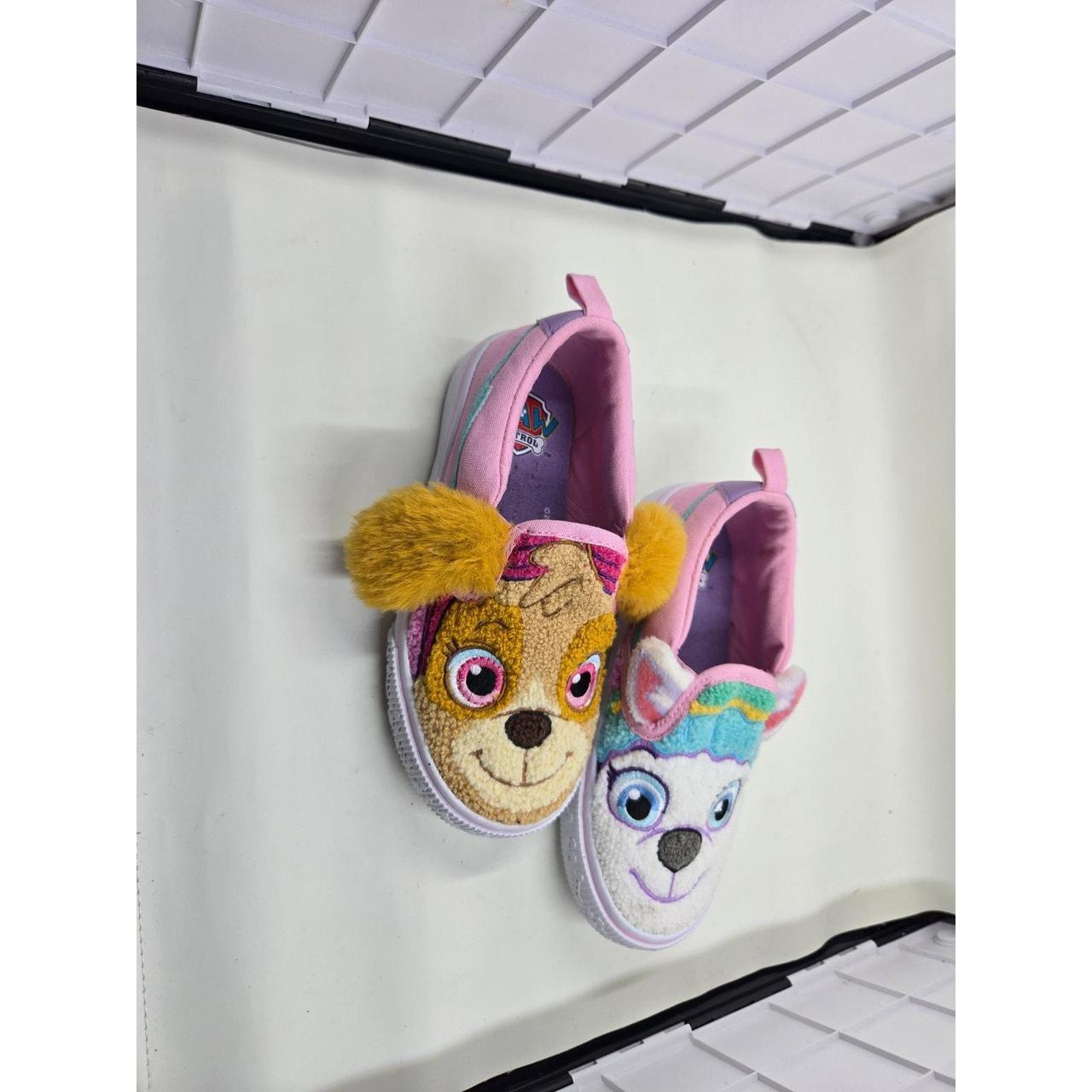 New Girls' Paw Patrol Slip-On Shoes Size 10 Multi-Color Comfortable and Fun