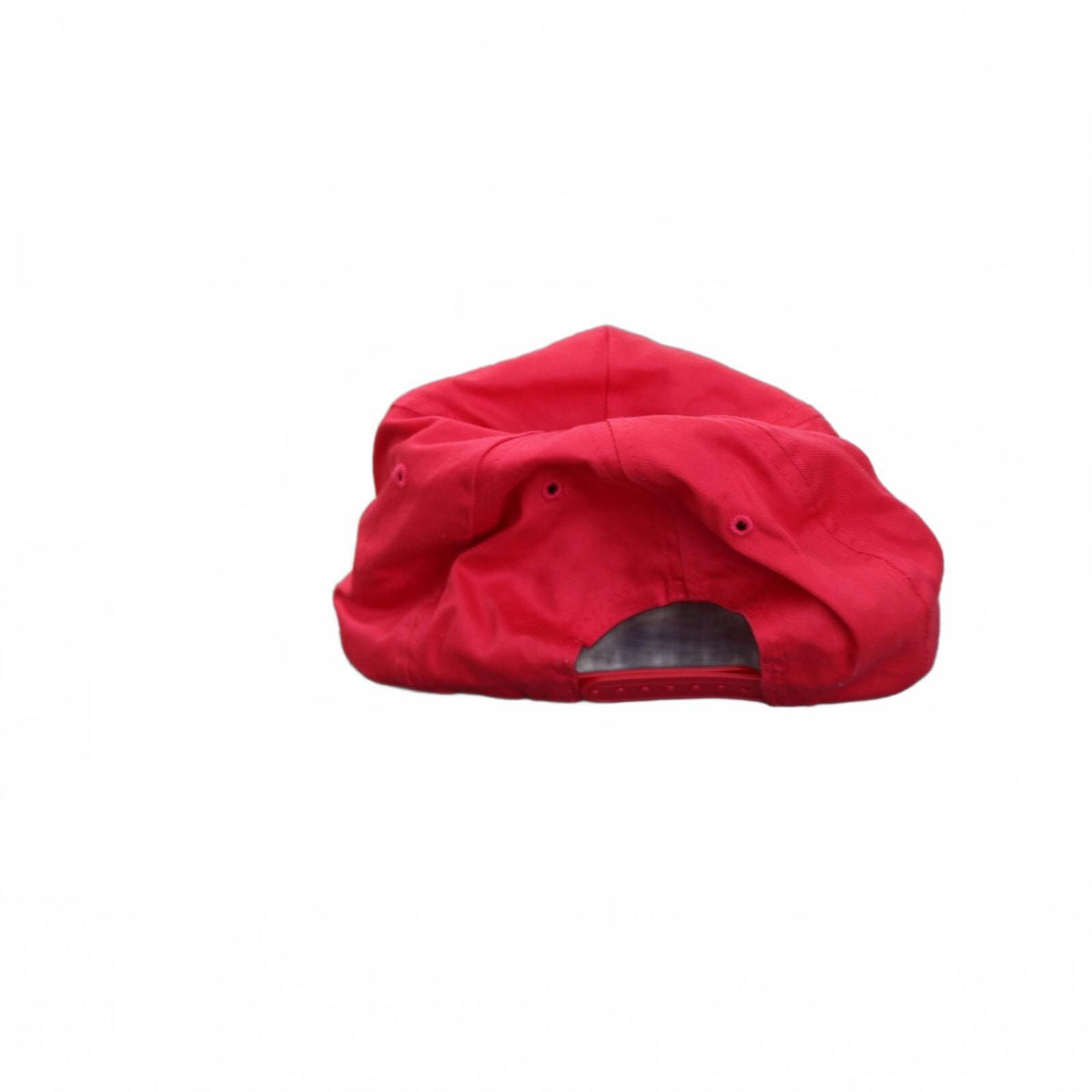 Vintage Tiffin Loader Crane Co. Red Baseball Cap with Yellow Logo - Classic Casual Hat