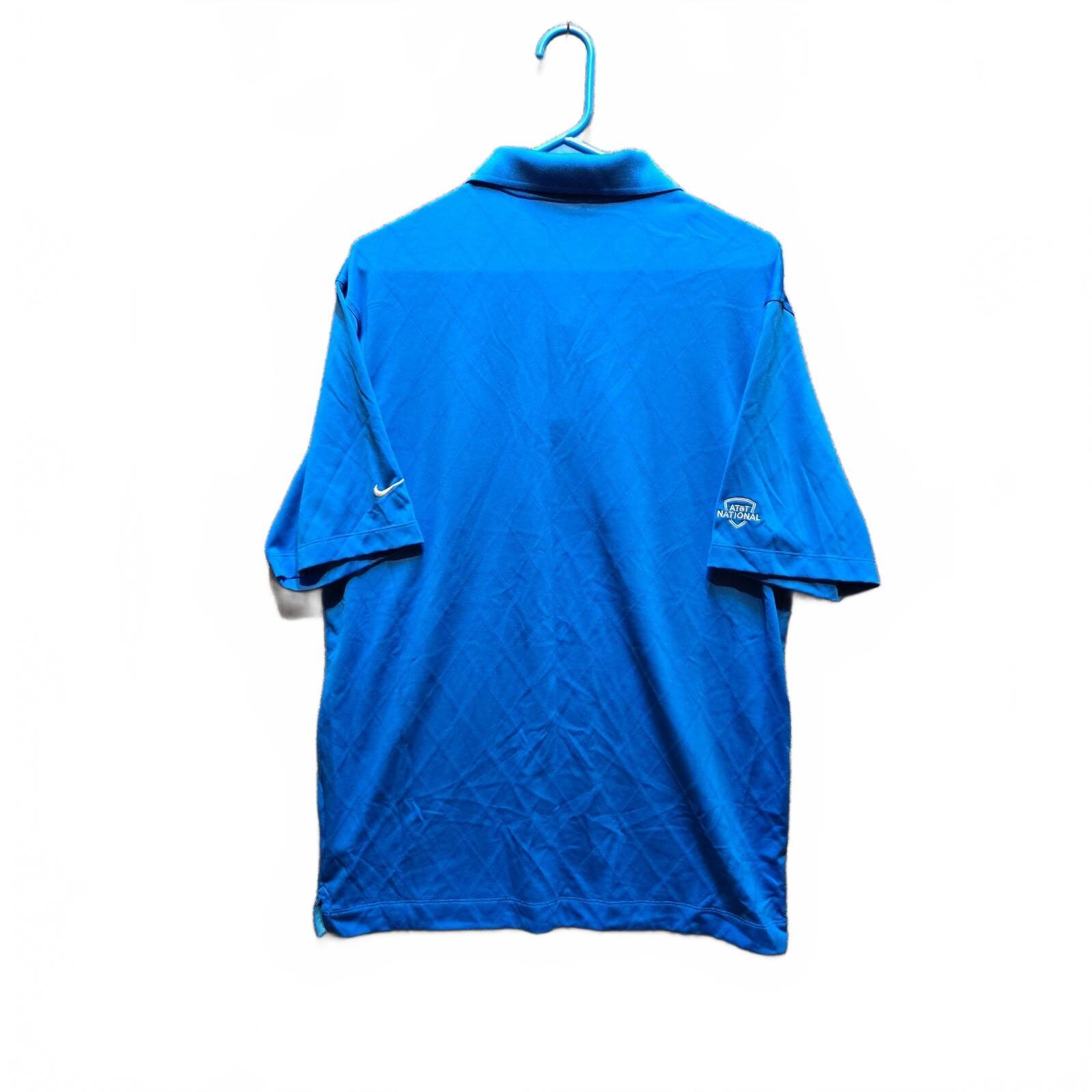 Nike Golf Men's Congressional Country Club AT&T National Dri-FIT Polo Blue XL