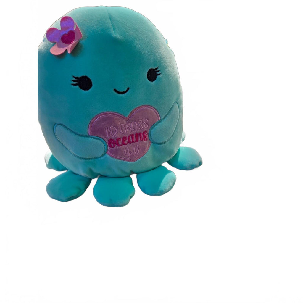 Squishmallows 8” Olina The Octopus Valentines Edition Id Cross Oceans 4 U