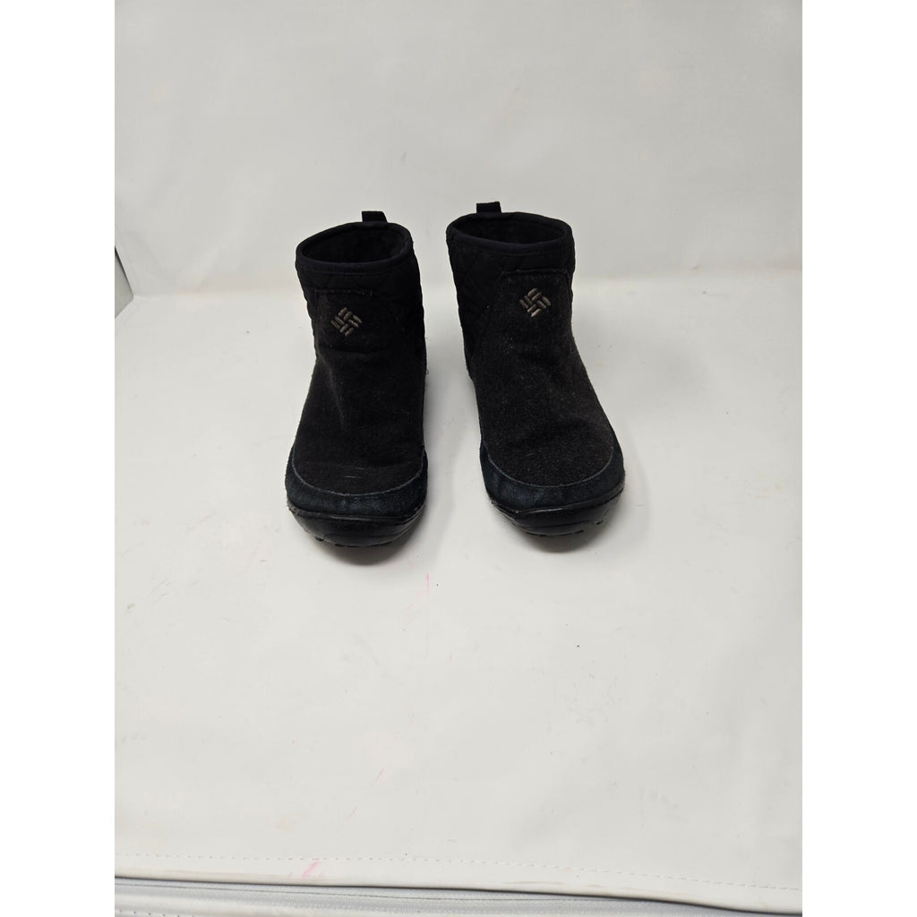 Columbia Snowpow Mid Black Waterproof Winter Snow Boot Women's Size 8 YL5235-010