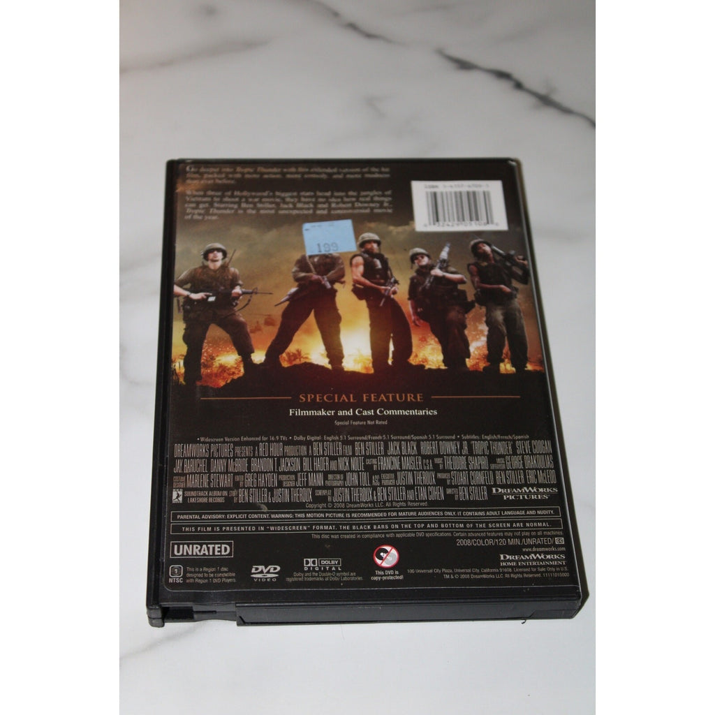 Tropic Thunder (Unrated Director's Cut)  Ben Stiller Jack Black old blockbuster