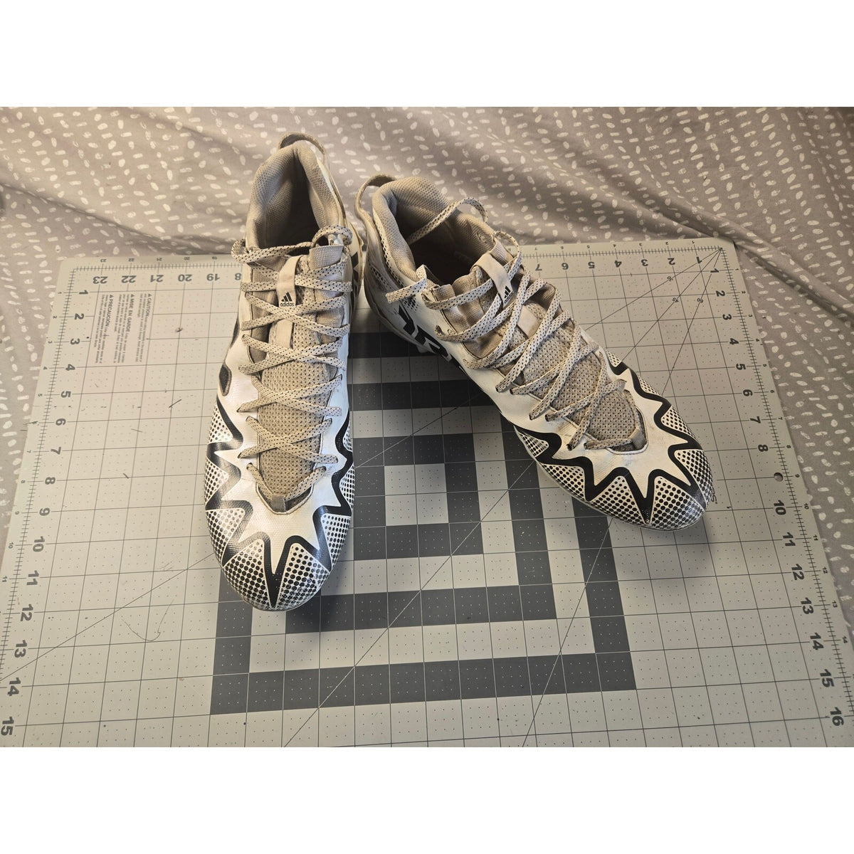 Adidas Freak 22 Team Football Cleats White/Black GX4066 Men’s Size 15