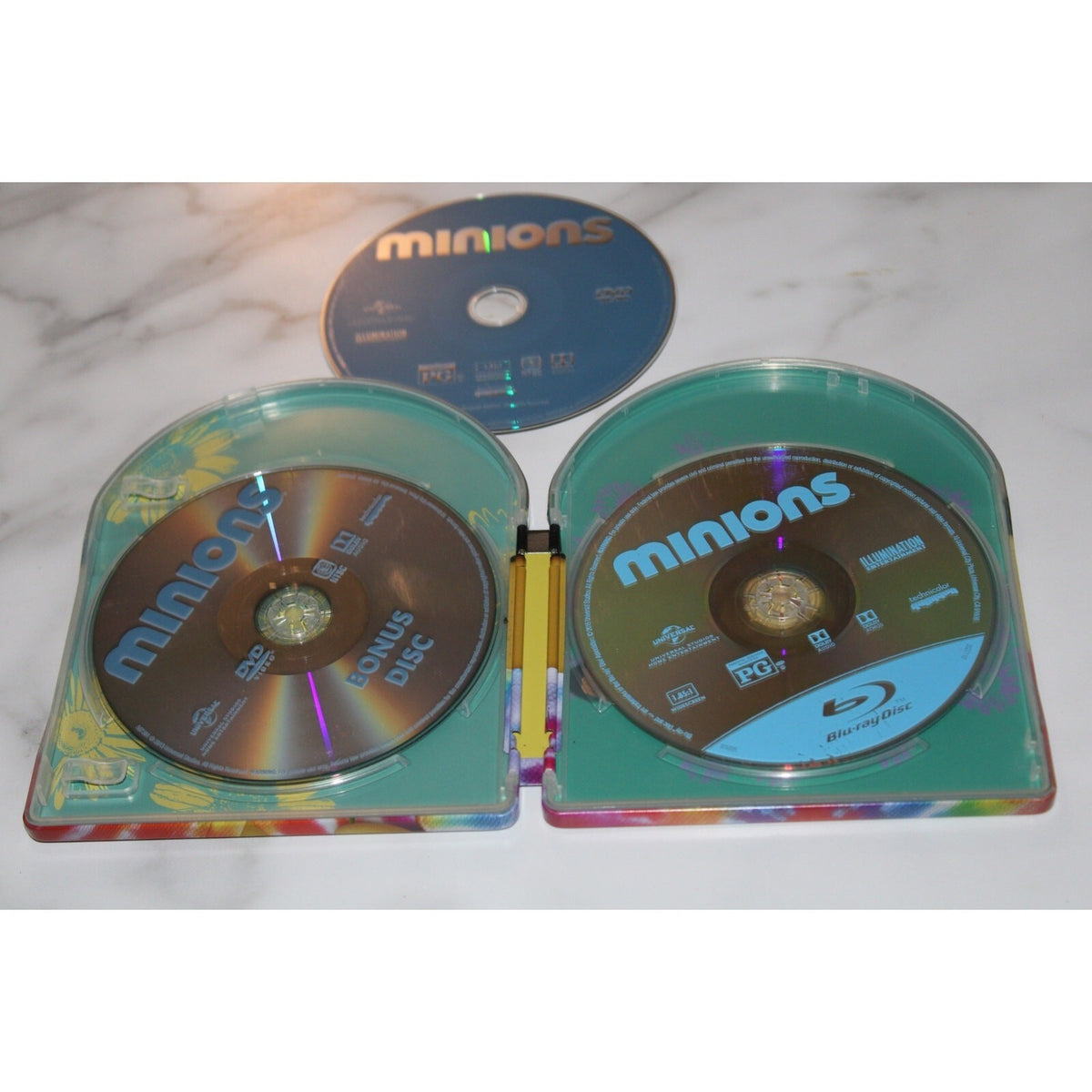 Minions Collector's Tin Set Blu-ray & DVD with Bonus Disc - Multi-Color,