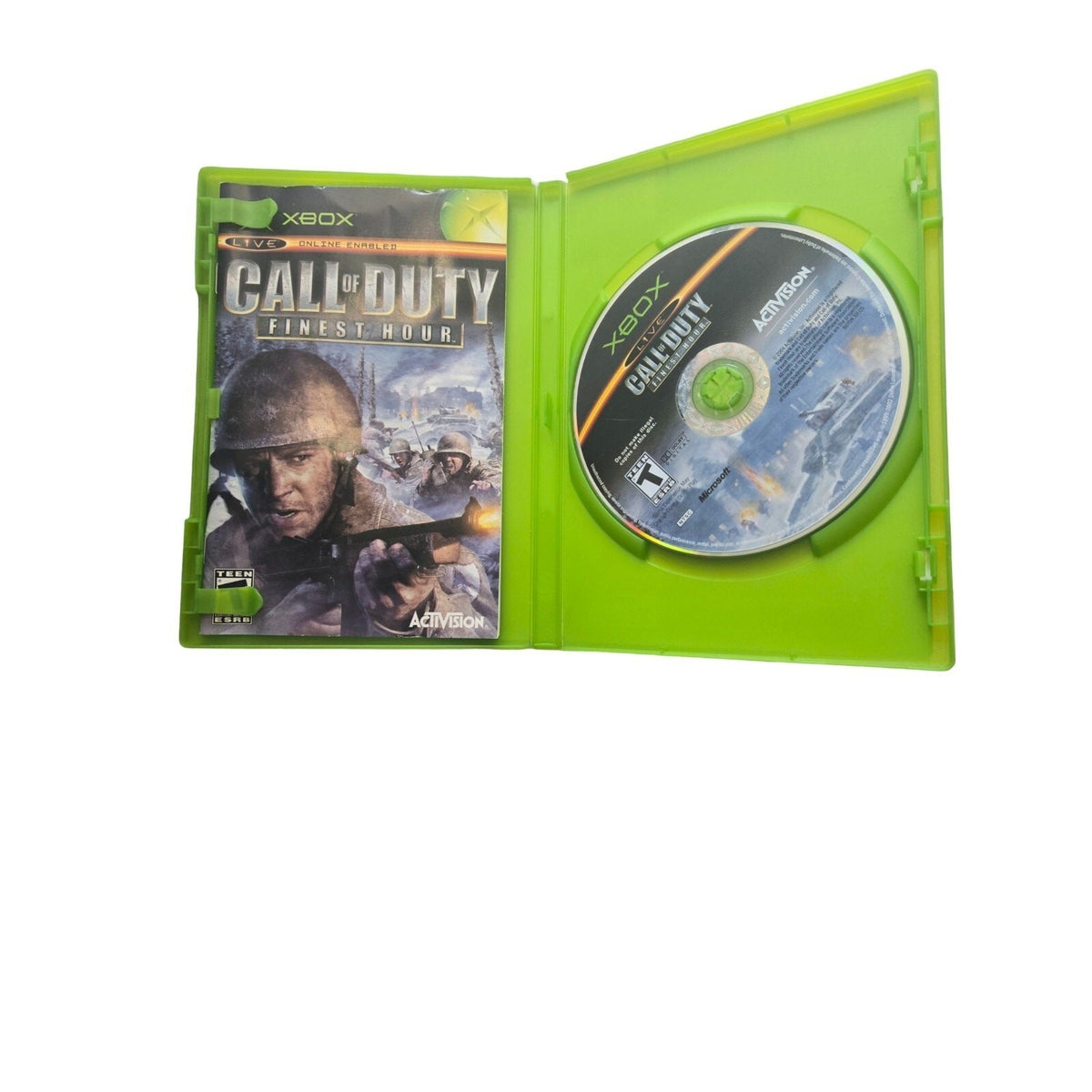 Activision Call of Duty: Finest Hour Xbox Multiplayer Manual NTSC T 2004