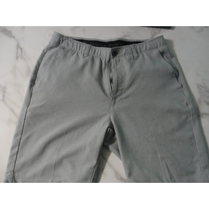 Men's PEBBLE BEACH Performance Men's Golf Shorts size 32 gray