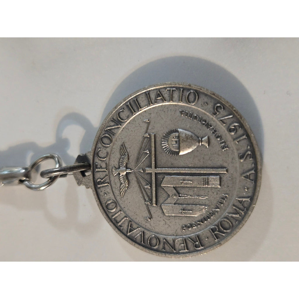 Vintage Vatican Holy Year 1975 Pope Paul VI Renovatio Reconciliatio Roma Medal