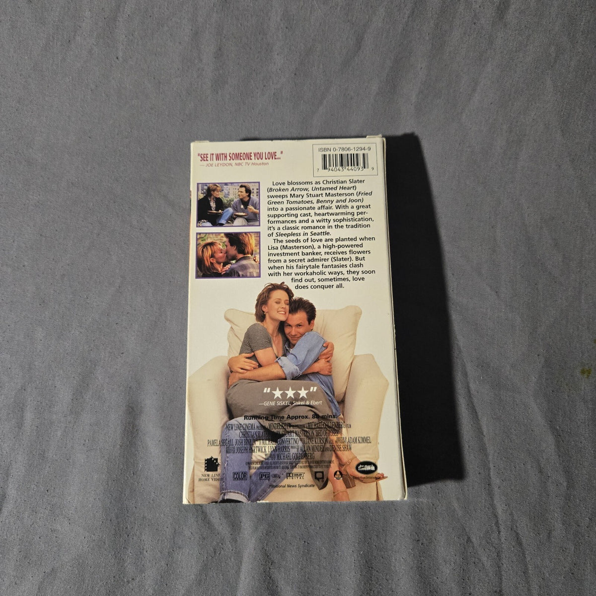Bed of Roses (VHS 1996) Christian Slater, Mary Stuart Masterson