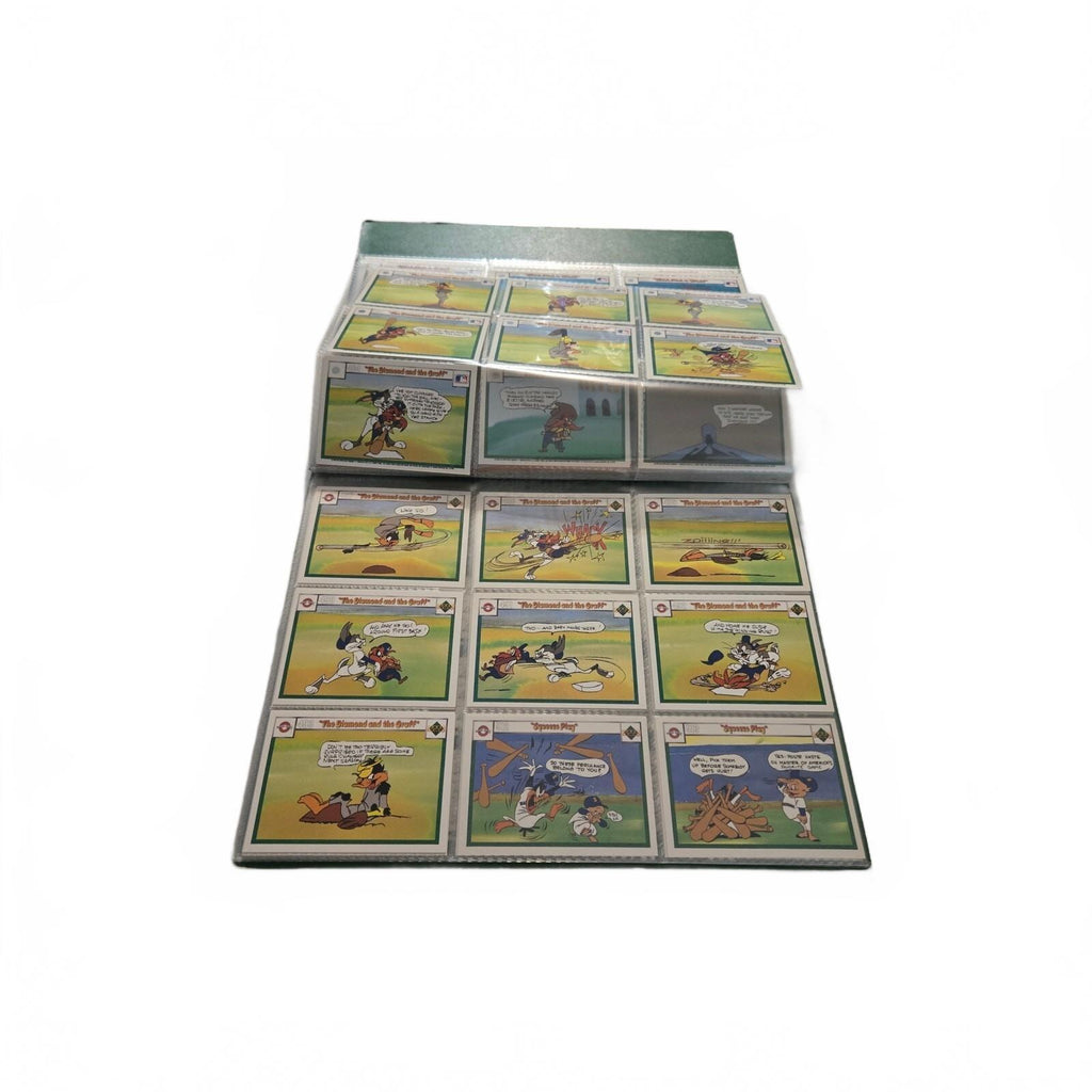 Vintage 1990 Upper Deck Looney Tunes Comic Ball Series 1 Green Card Album