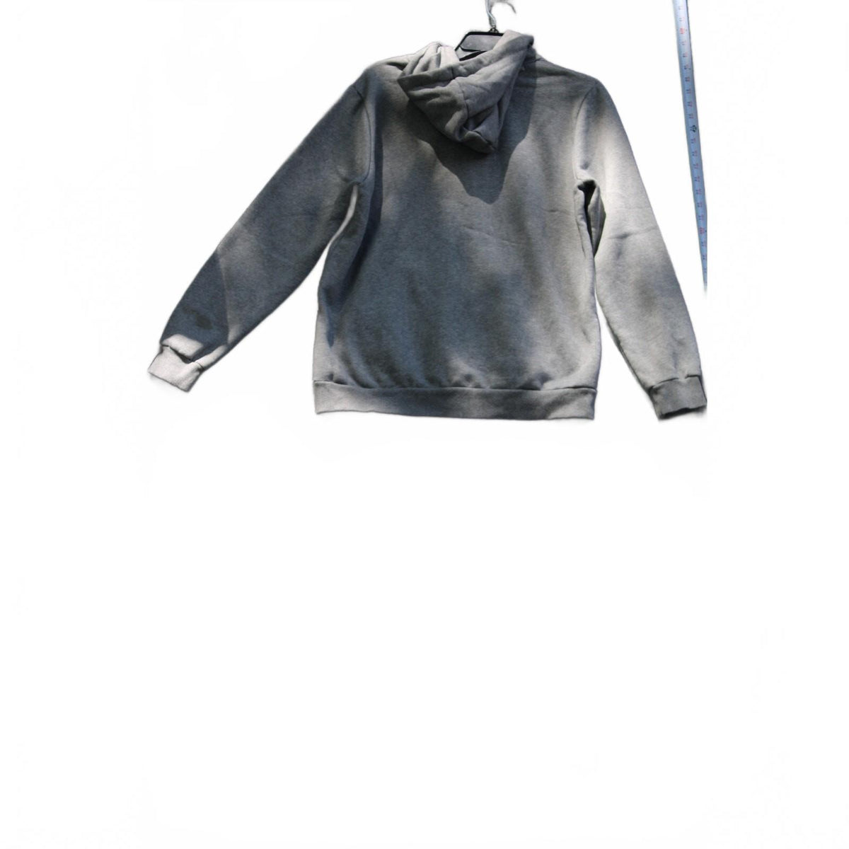 Puma Men's Medium Gray Heather Logo Graphic Fleece Lined Pullover Hoodie