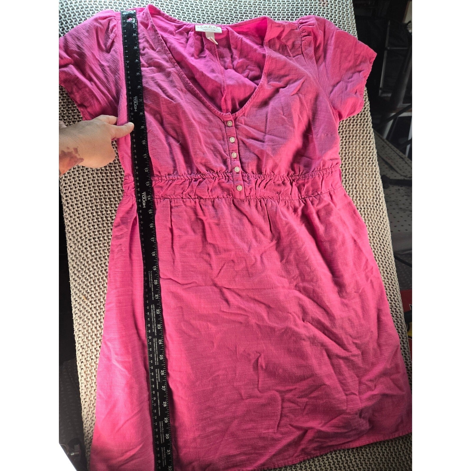 Isabel By Ingrid And Isabel Pink Dress Size M, Very Good Condition, 33" Length