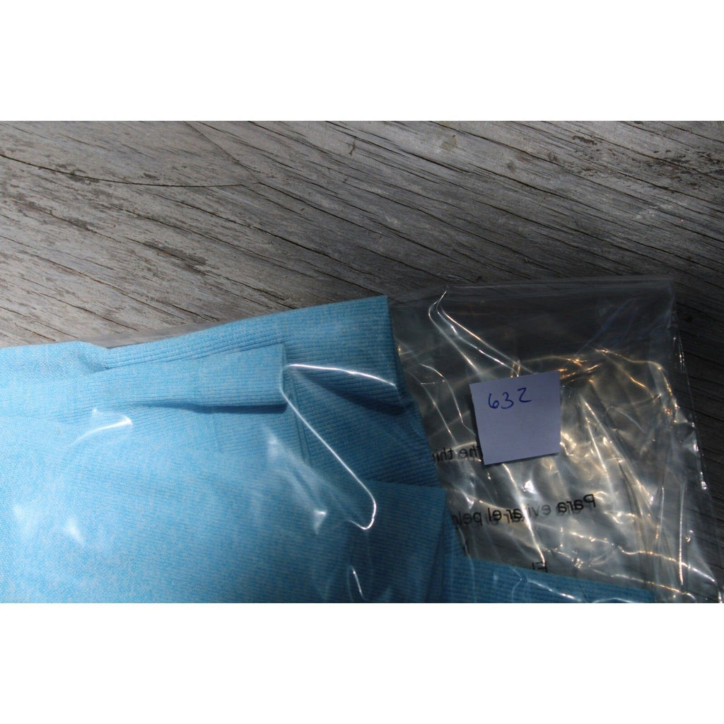 Women's Light Blue High-Waisted Seamless Workout Leggings, Size Small, Very Good