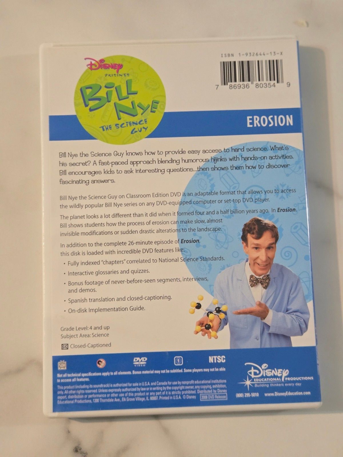 Bill Nye The Science Guy - Erosion - Classroom Edition DVD
