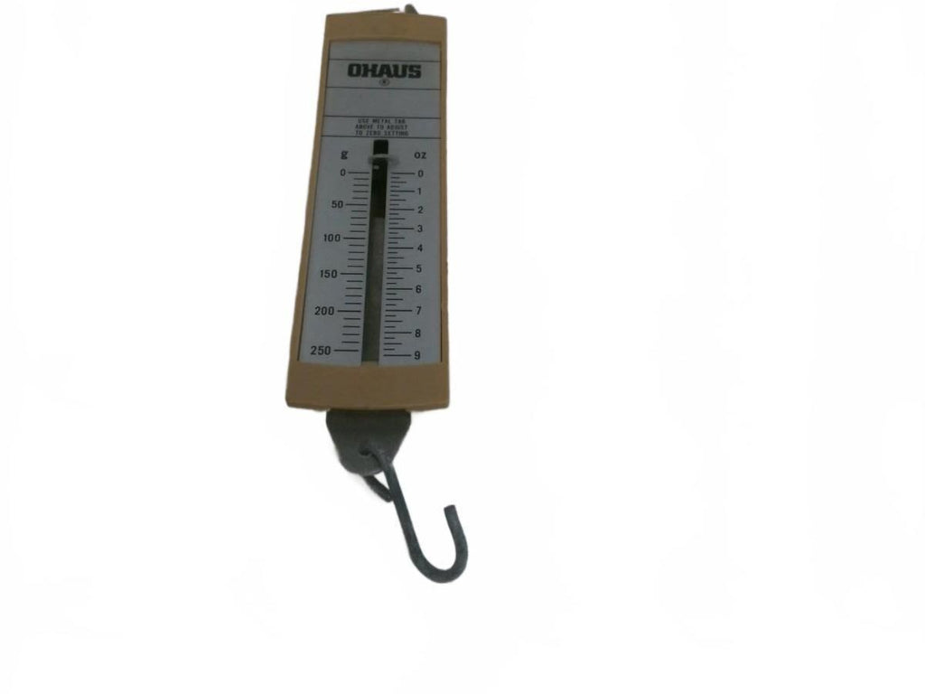 Ohaus Hanging Scale with Hook, Measures up to 9 oz and 250 g