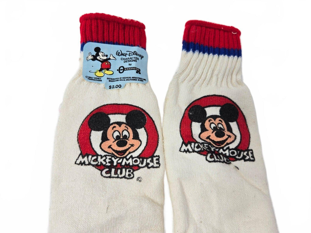 Vintage 1960s/1970s Mickey Mouse Club Kids Tube Socks
