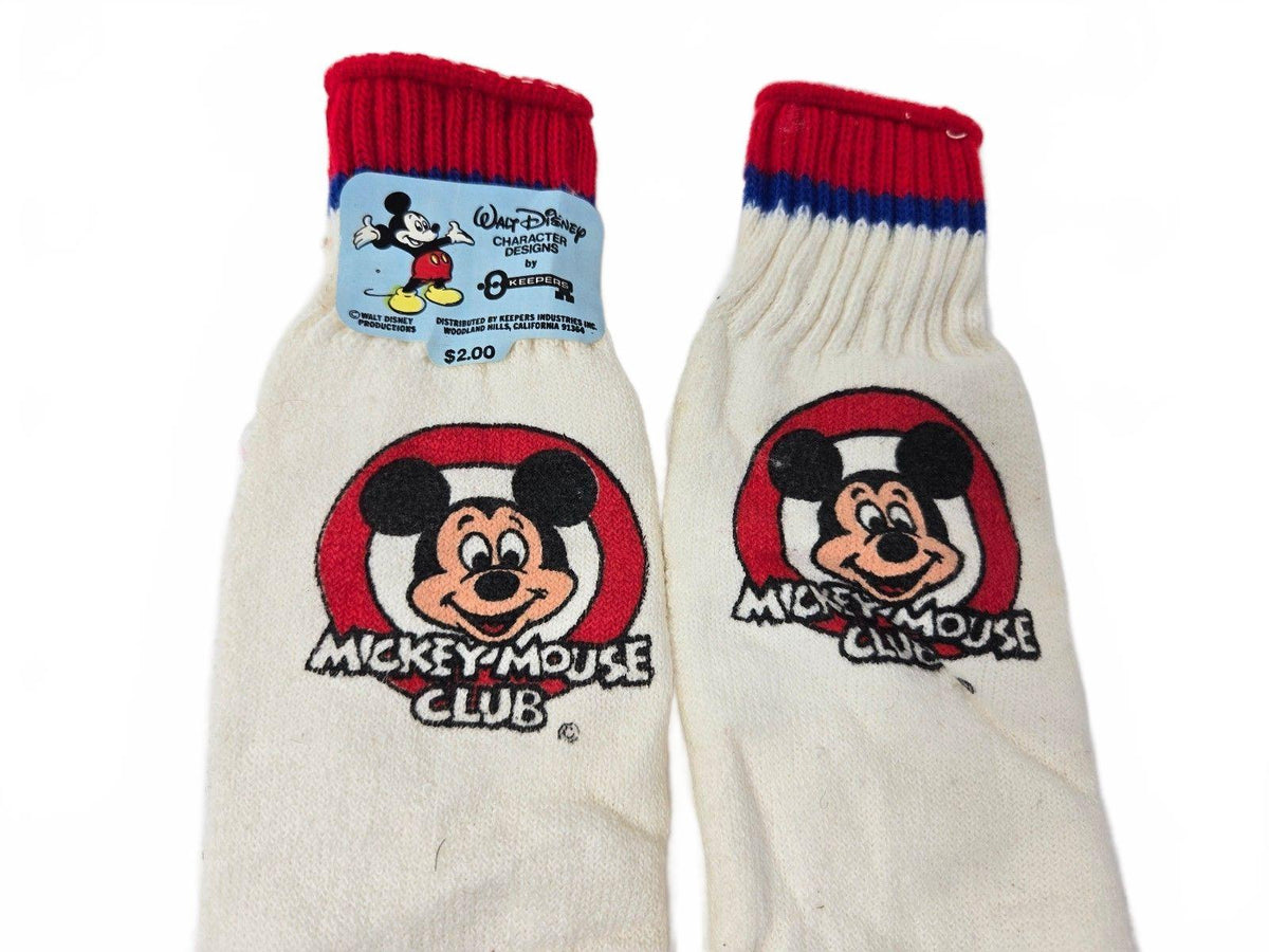 Vintage 1960s/1970s Mickey Mouse Club Kids Tube Socks