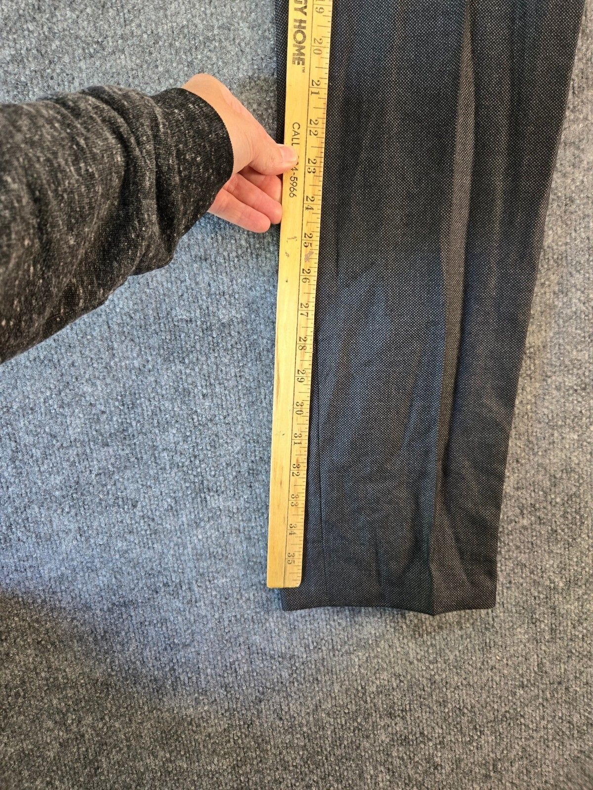 Sienna Int Men's Gray Dress Pants Size 36S