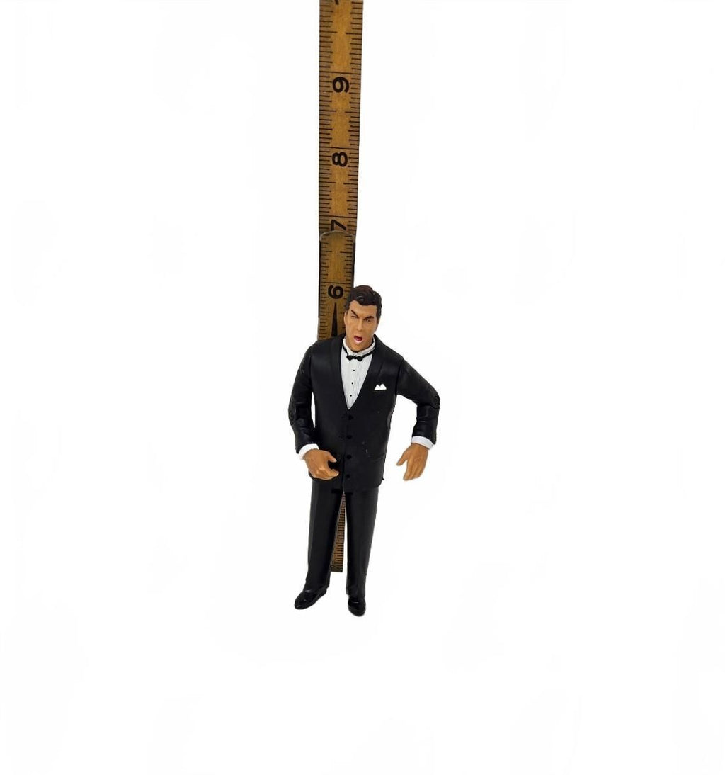 Vintage 1999 WCW Michael Buffer Action Figure, Toy Biz Ring Announcer Series 6"