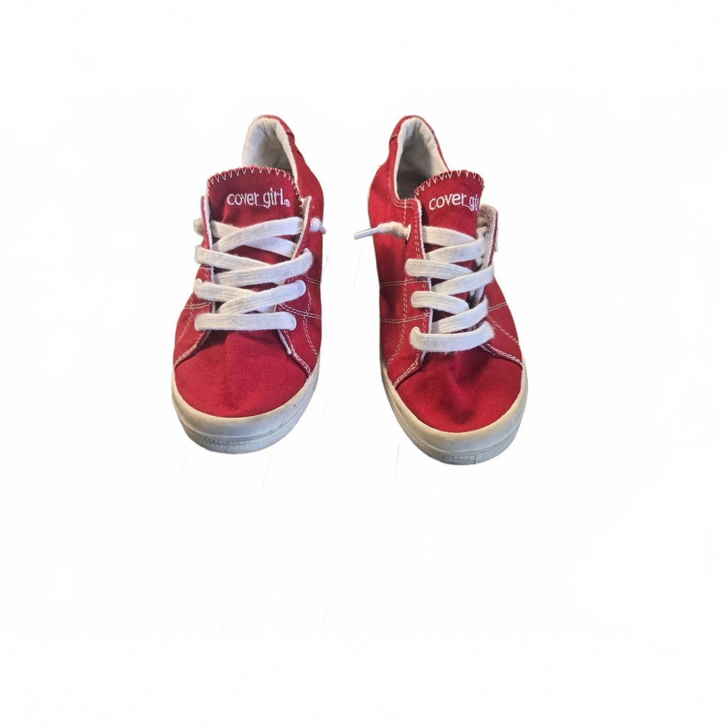 Pop style womens red Cover girl shoe size 8.5