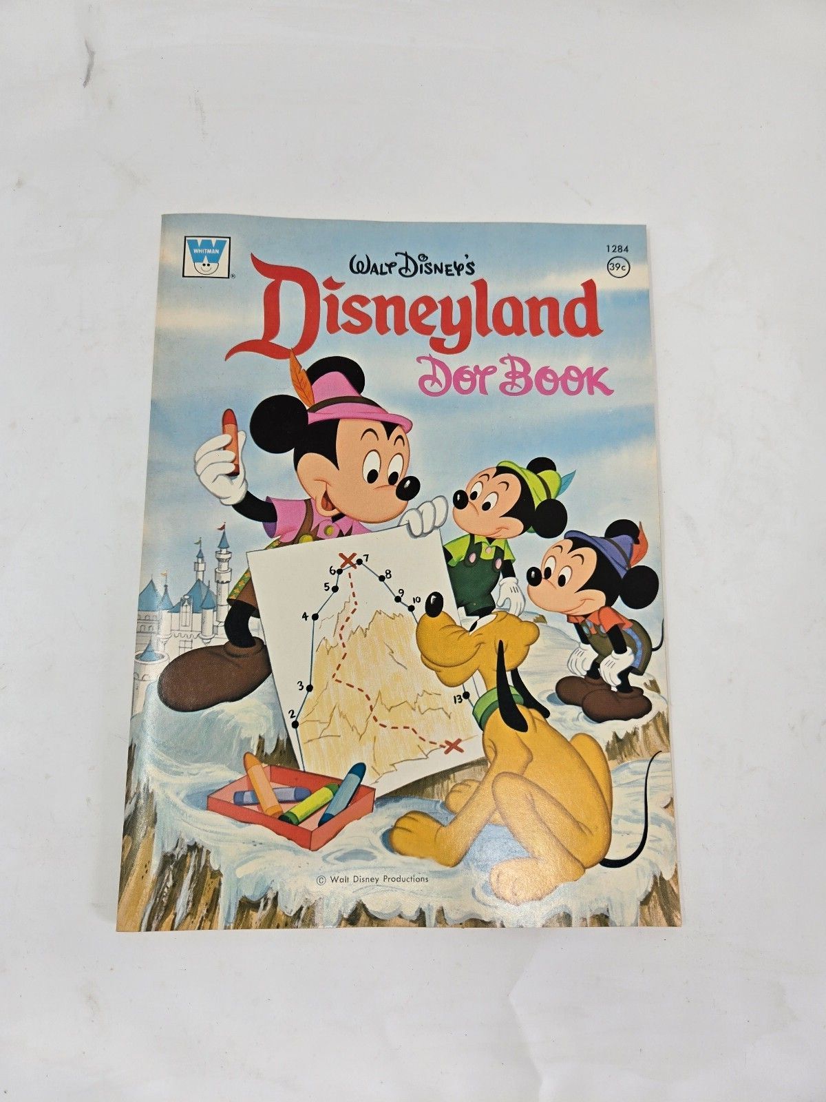 1975 Walt Disney's Disneyland Dot Book NOS
