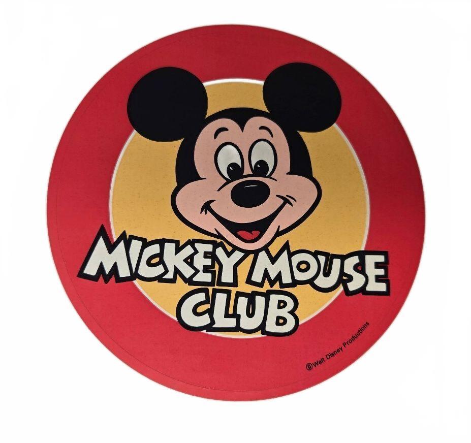 Vintage Mickey Mouse Club Decal Sticker