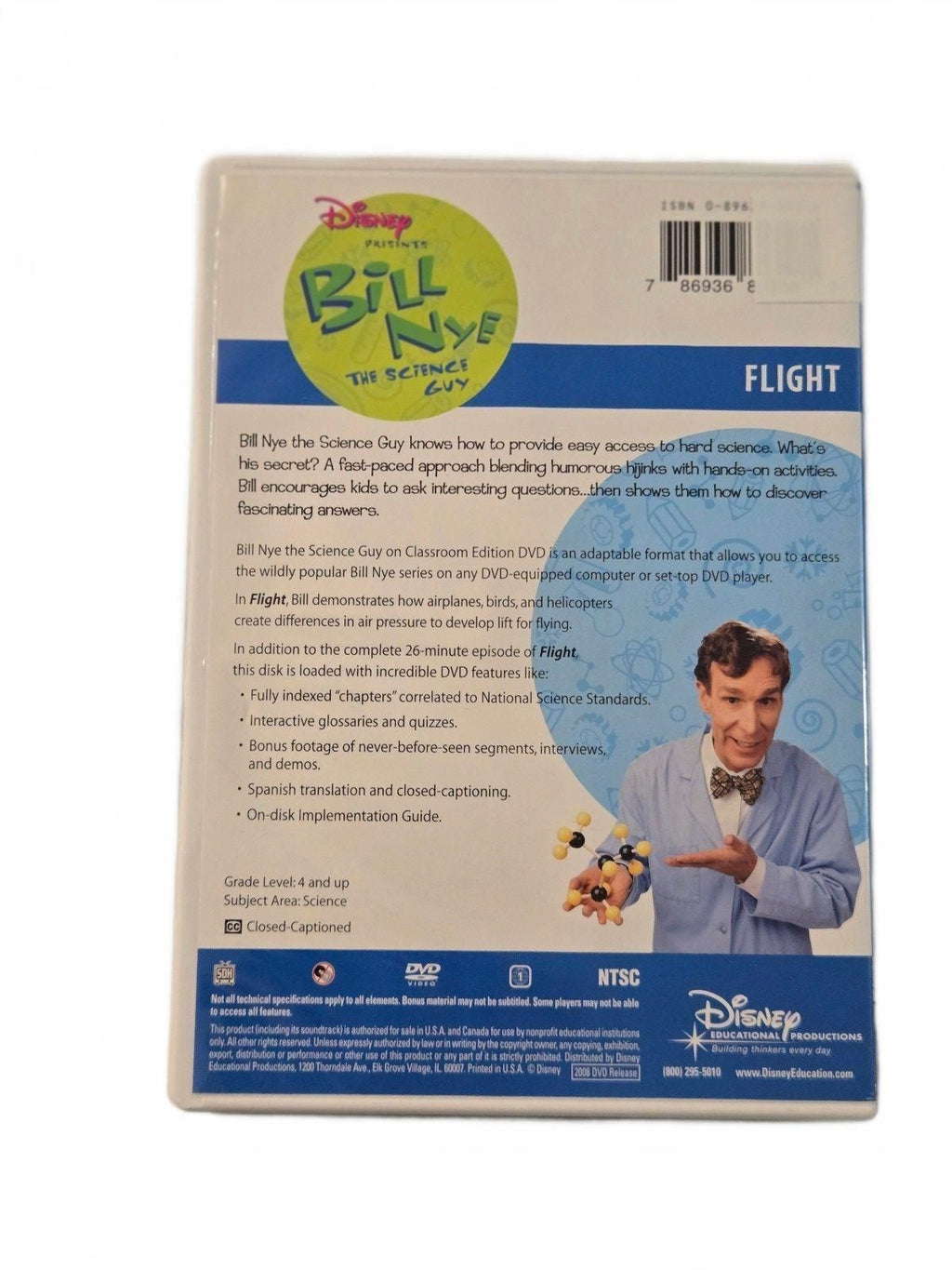 Disney Bill Nye Science Guy Flight DVD