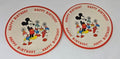 1980s Walt Disney Production Mickey Mouse "Happy Birthday" Paper Plates QTY 2