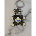 Vintage St. Pete Beach Florida Enamel Teddy Bear Souvenir Keychain