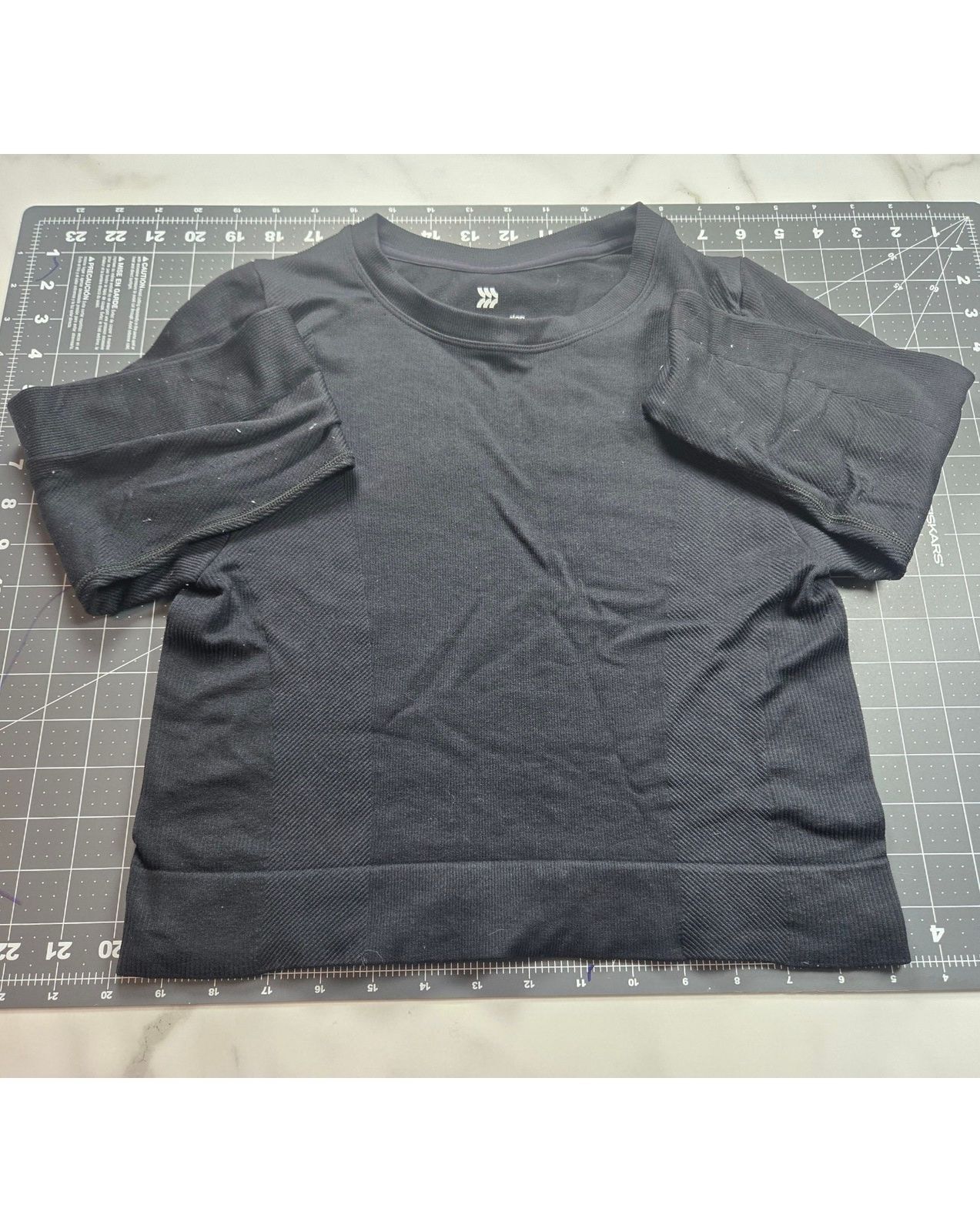 All In Motion Black Half-Sleeve Active Top, Size M, Very Good Condition