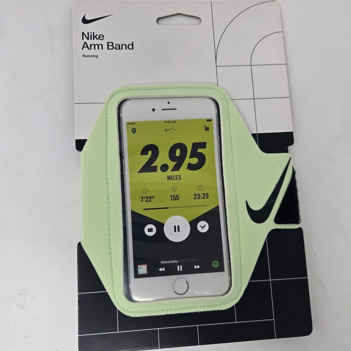 Nike Running Arm Band for Smartphones - Adjustable, Lightweight