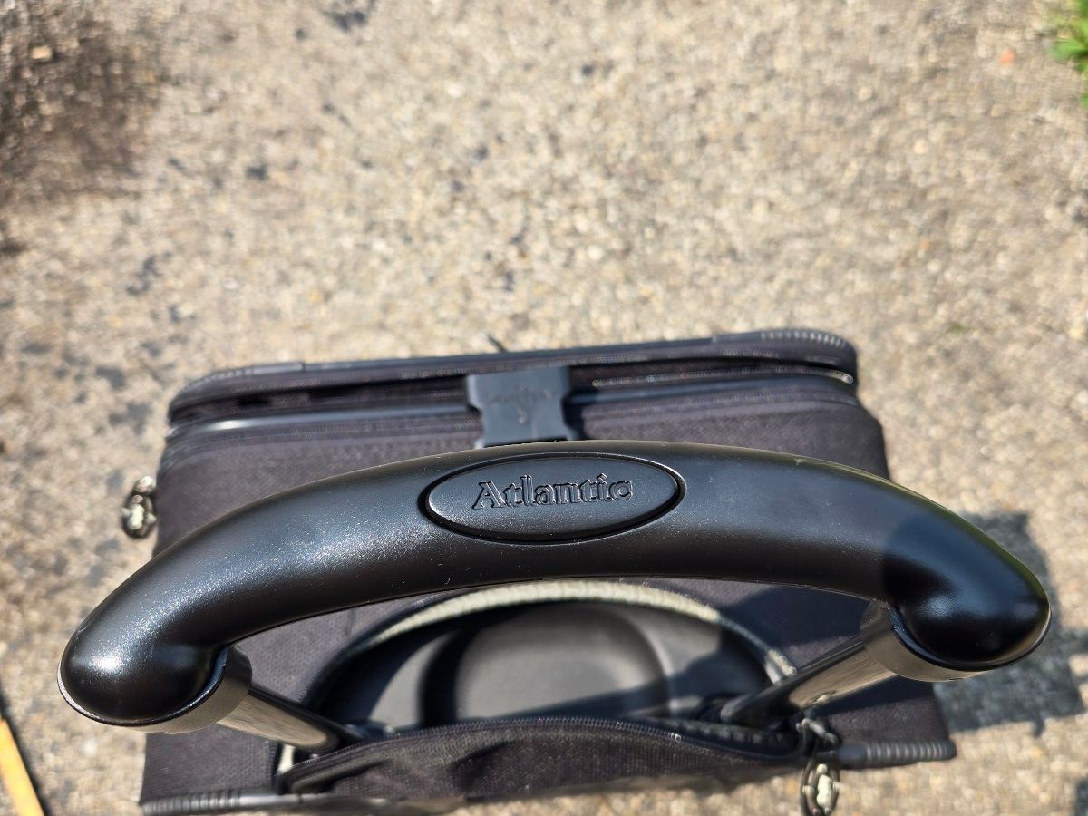 Atlantic Softside Rolling Suitcase Black 2-Wheel Carry-On Bag 387 92-93F