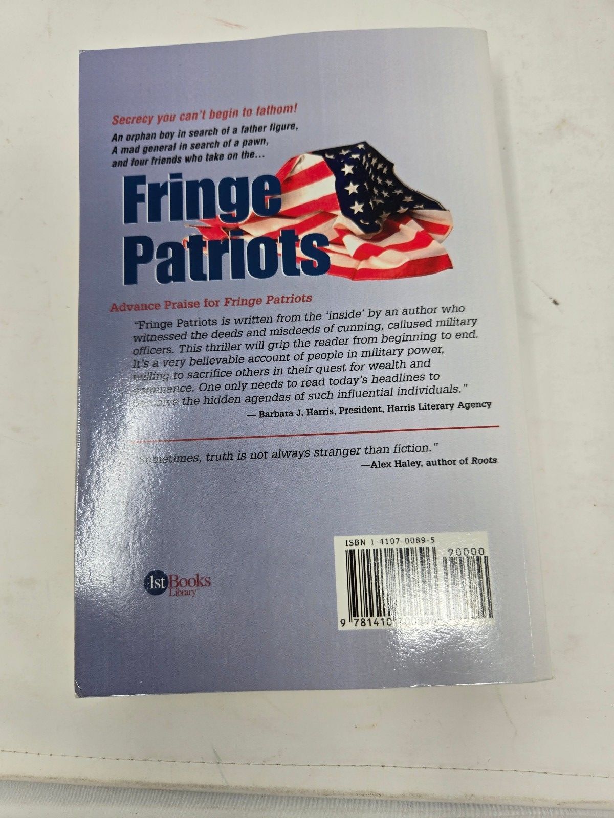 Fringe Patriots by Carl R. Smith Signed Copy