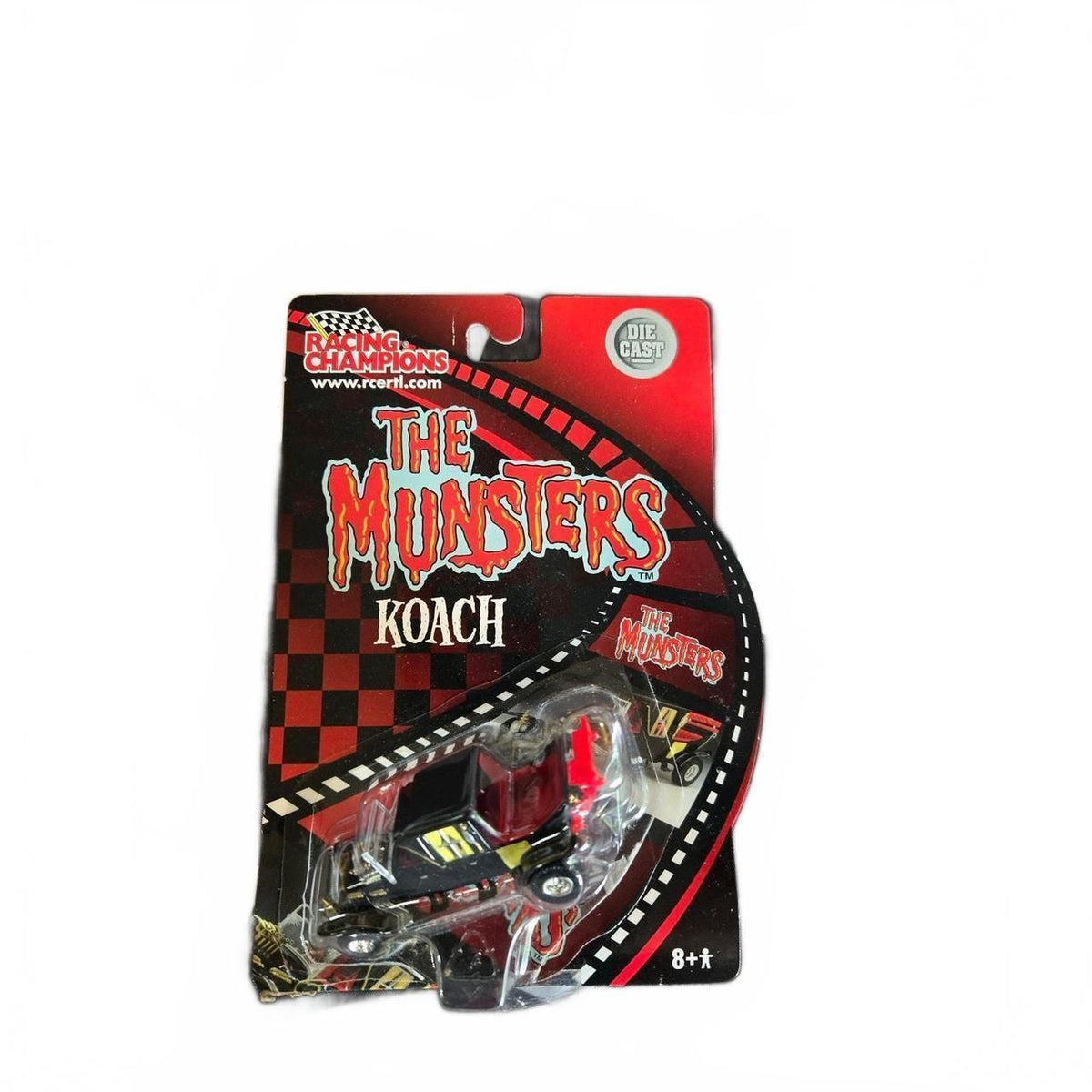 The Munsters Koach Die-Cast Car Racing Champions 2002 - New On Card Vintage