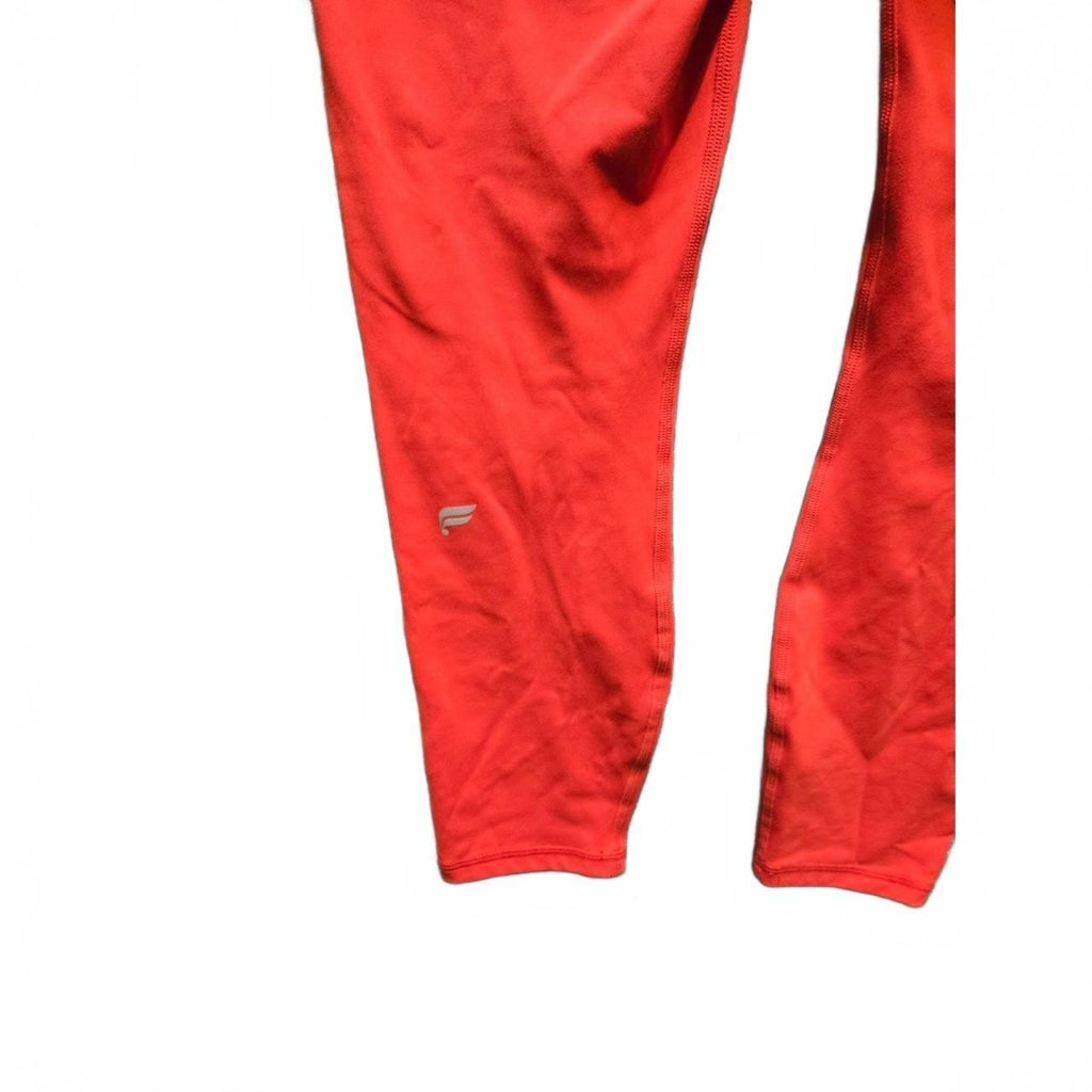 Fabletics PureLuxe Red High-Waisted Capri Leggings Medium