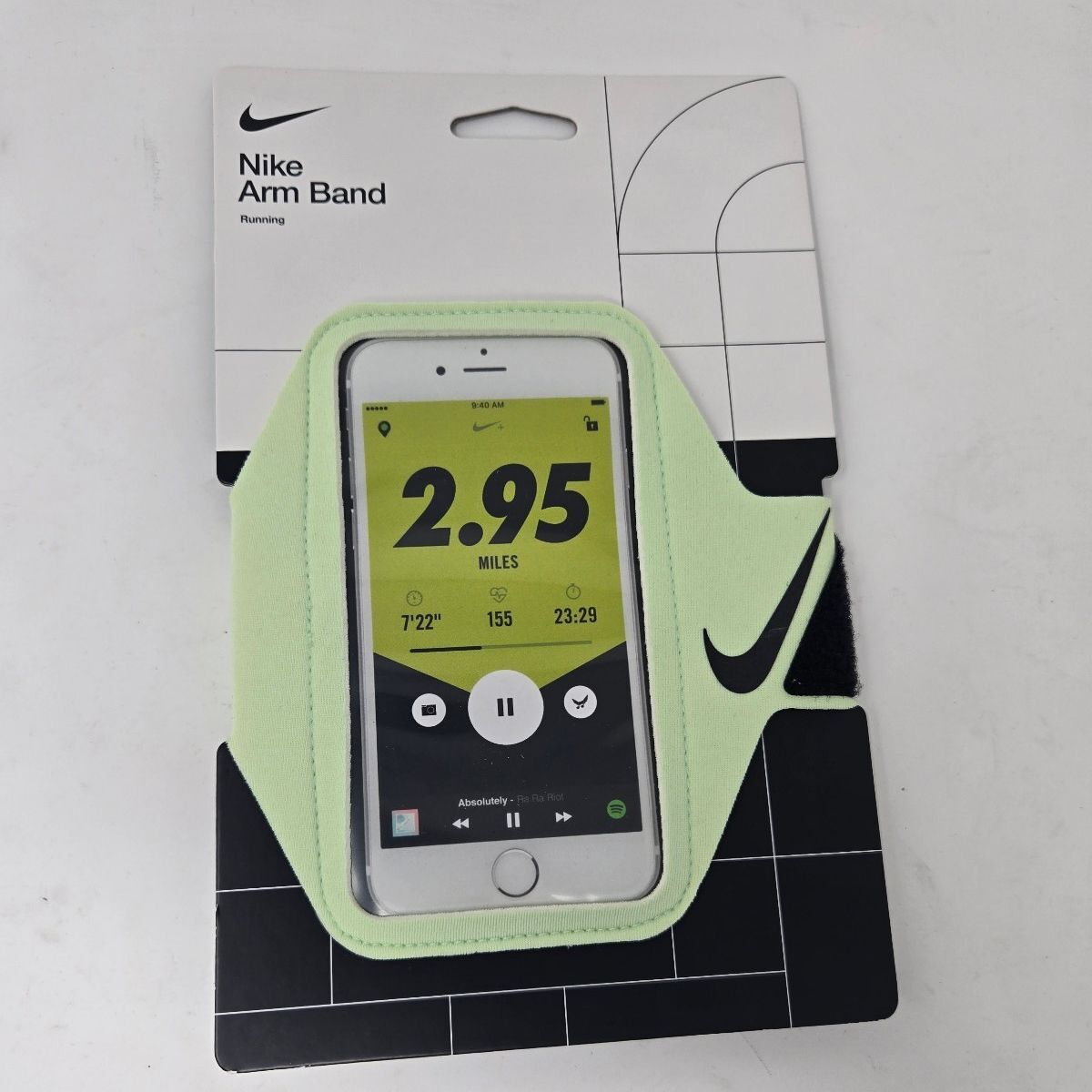 Nike Running Arm Band for Smartphones - Adjustable, Lightweight