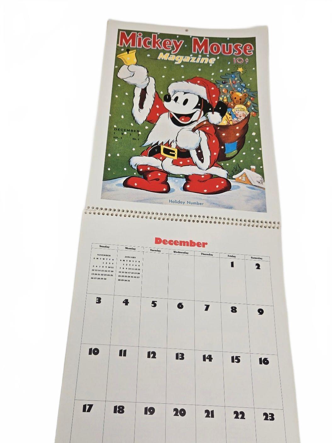 Vintage 1978 Disney The World Of Mickey Mouse Hallmark Engagement Calendar