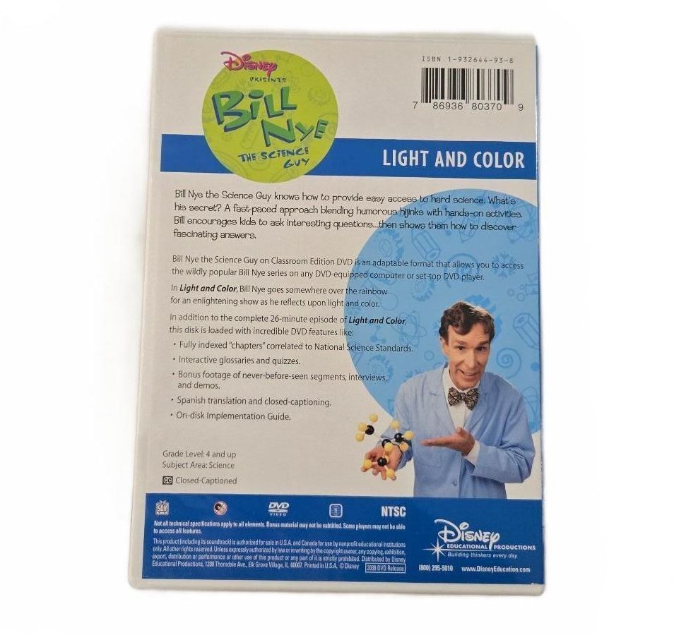 Bill Nye The Science Guy: Light and Color DVD
