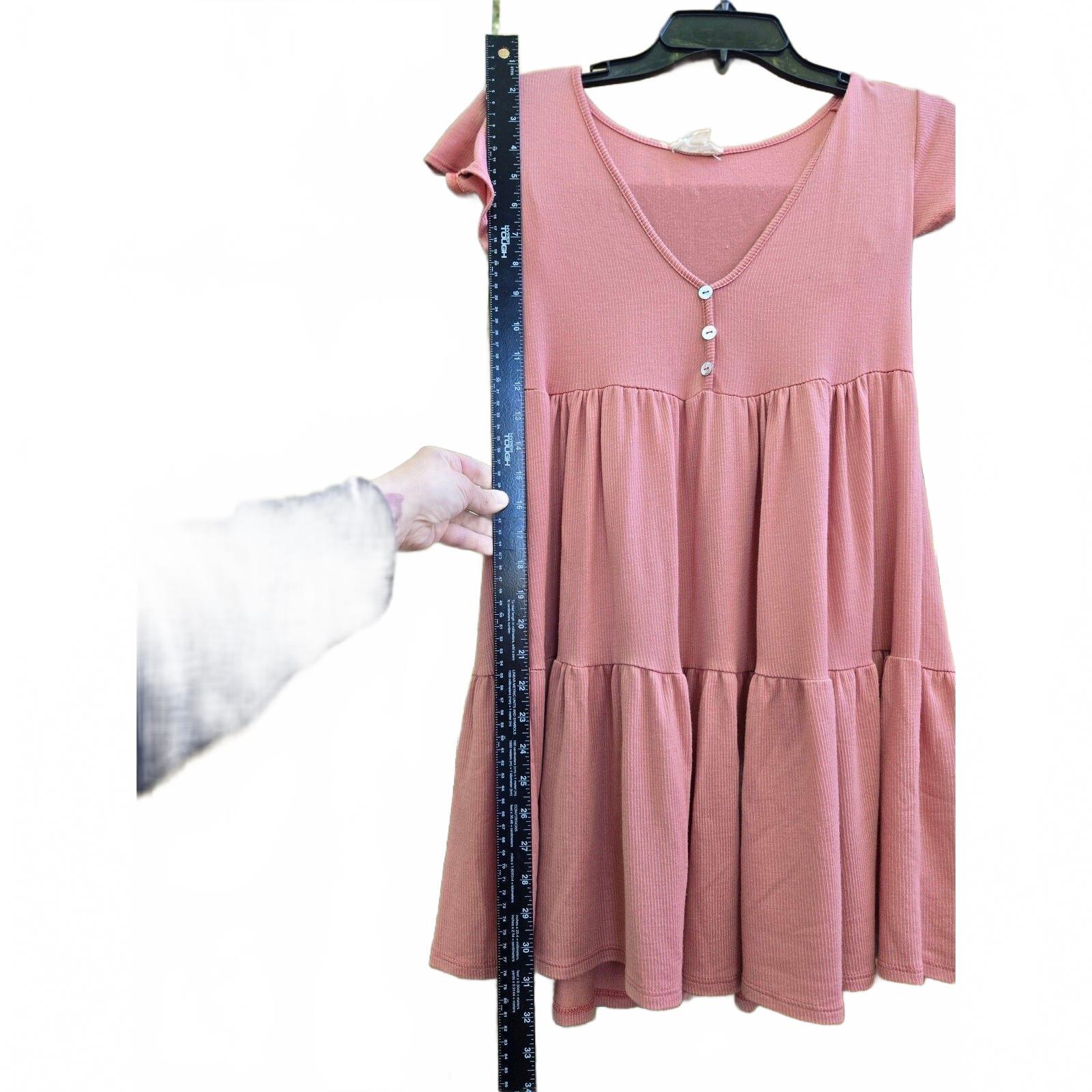 See You Monday Pink Mini Dress - Casual, Flattering Fit, Vibrant Color, Size Me
