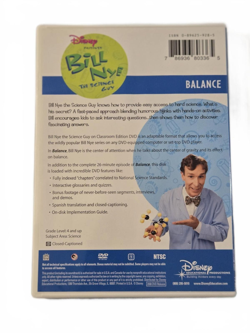 Disney Billy the Scientific Guy DVD Balance