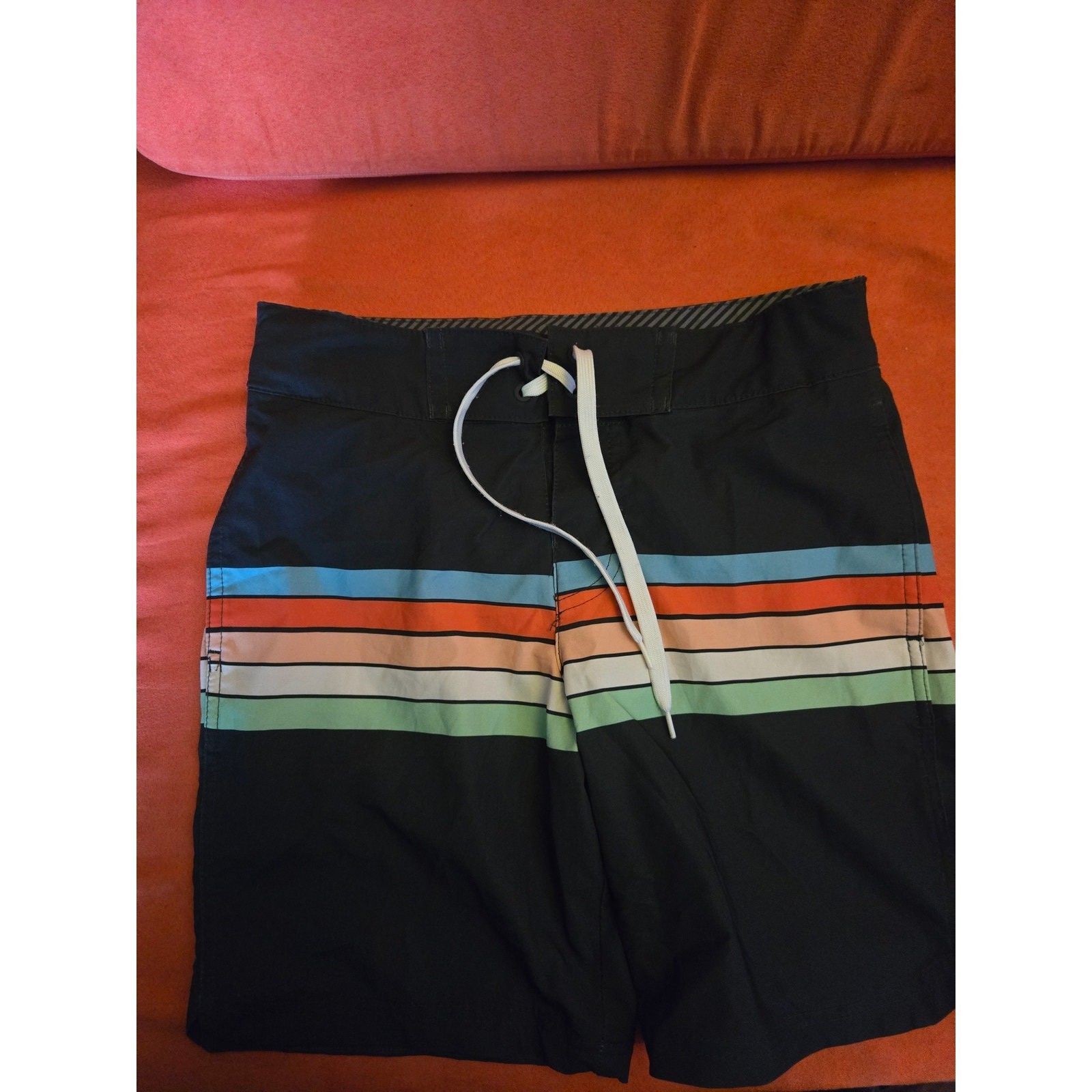 Art Class Boys' Multi-Color Swimming Trunks Size 12 - Quick-Dry Polyester, Vibr-