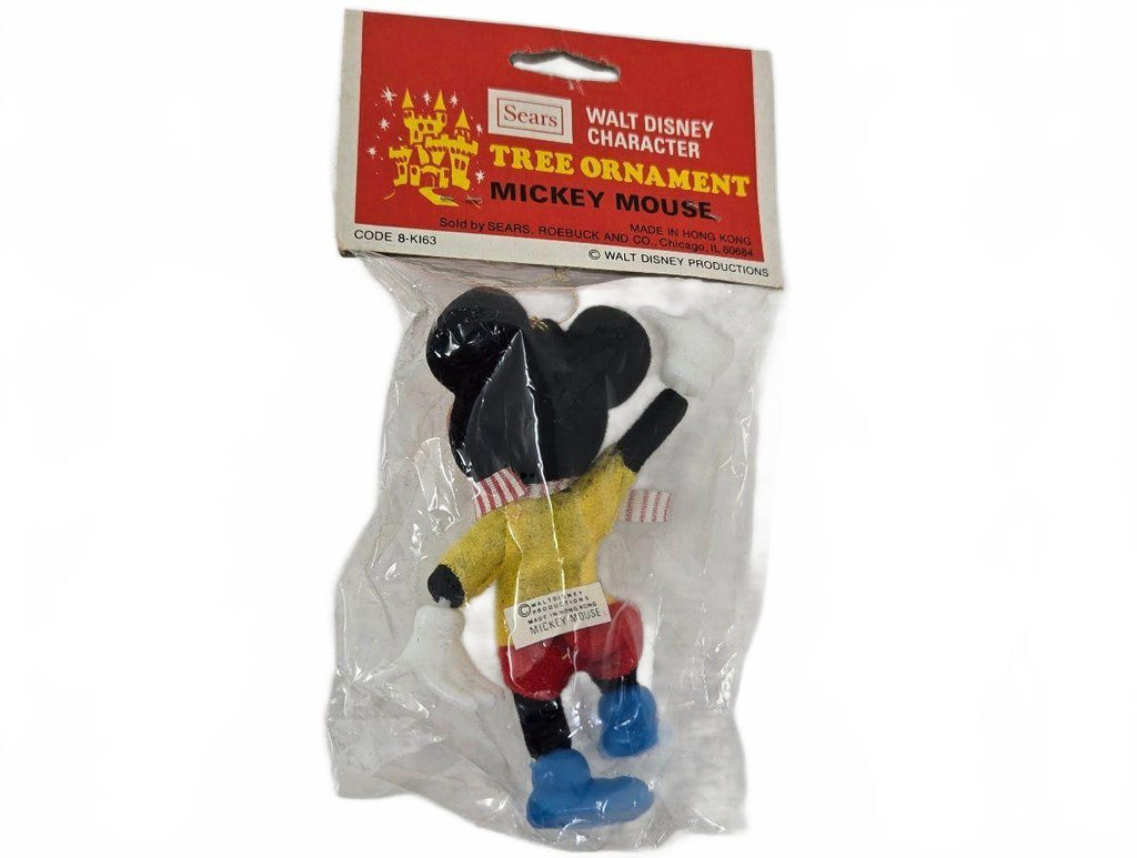 NOS 1970s Sears Walt Disney character Mickey Mouse Christmas Tree Ornament