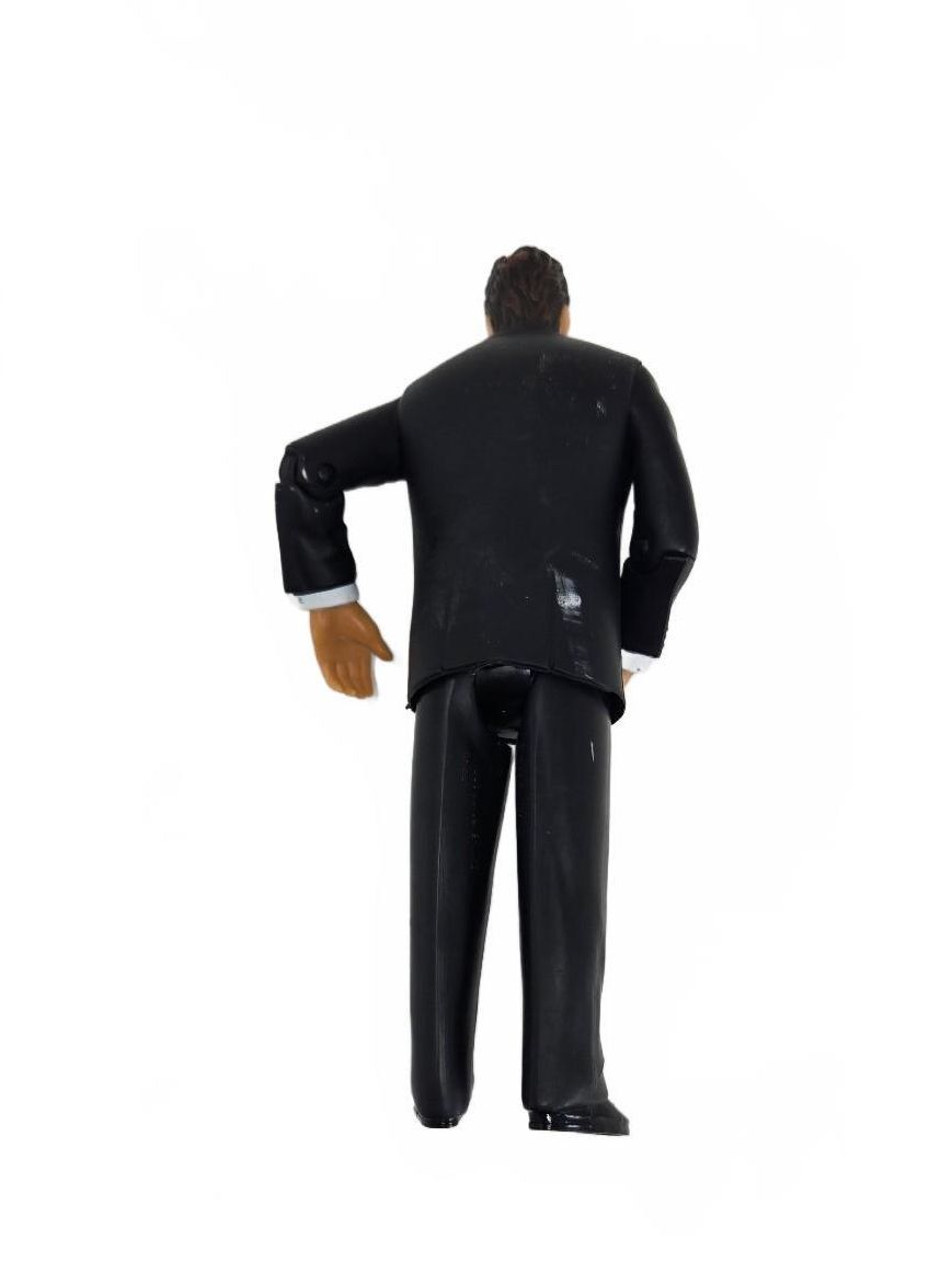 Vintage 1999 WCW Michael Buffer Action Figure, Toy Biz Ring Announcer Series 6"